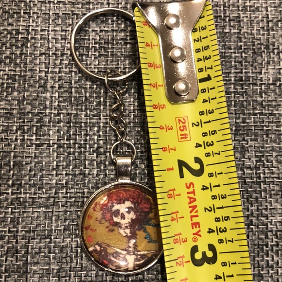 BUYITWHENFOUND Custom Grateful Dead Keychains  BERTHA ROSE SKELETON - Picture 3 of 6